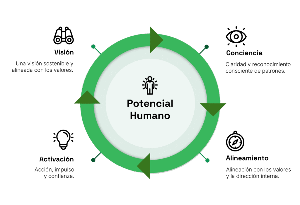 Ciclo del Método de Coaching Dara