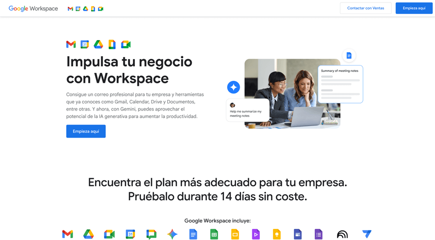 Google Workspace - Herramientas para Coaches