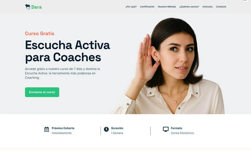 Escucha Activa para Coaches - Curso Gratis Dara