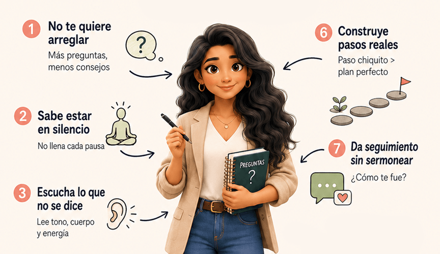10 Cualidades de un Buen Coach (y Cómo se le Notan)